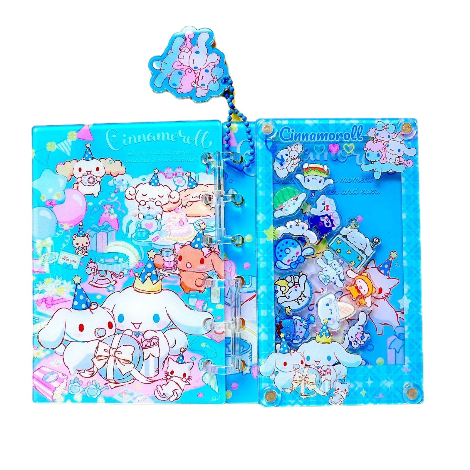 Wholesale acrylic shake book notebook loose-leaf book DIY A7 A5 Size OLY Exclusive